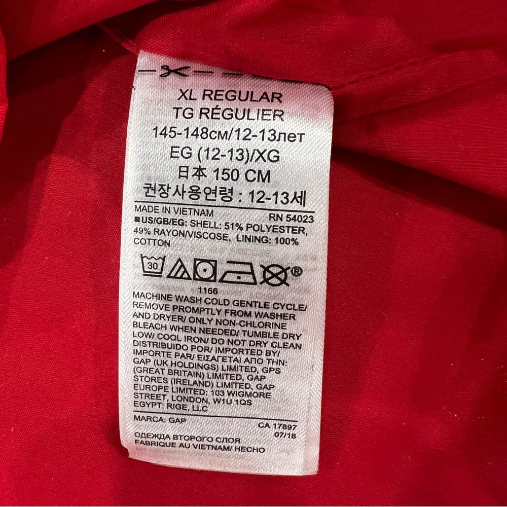 GAP Kids Metallic Pleated Dress in Jacquard Girls Sz XL NWT - Picture 10 of 10